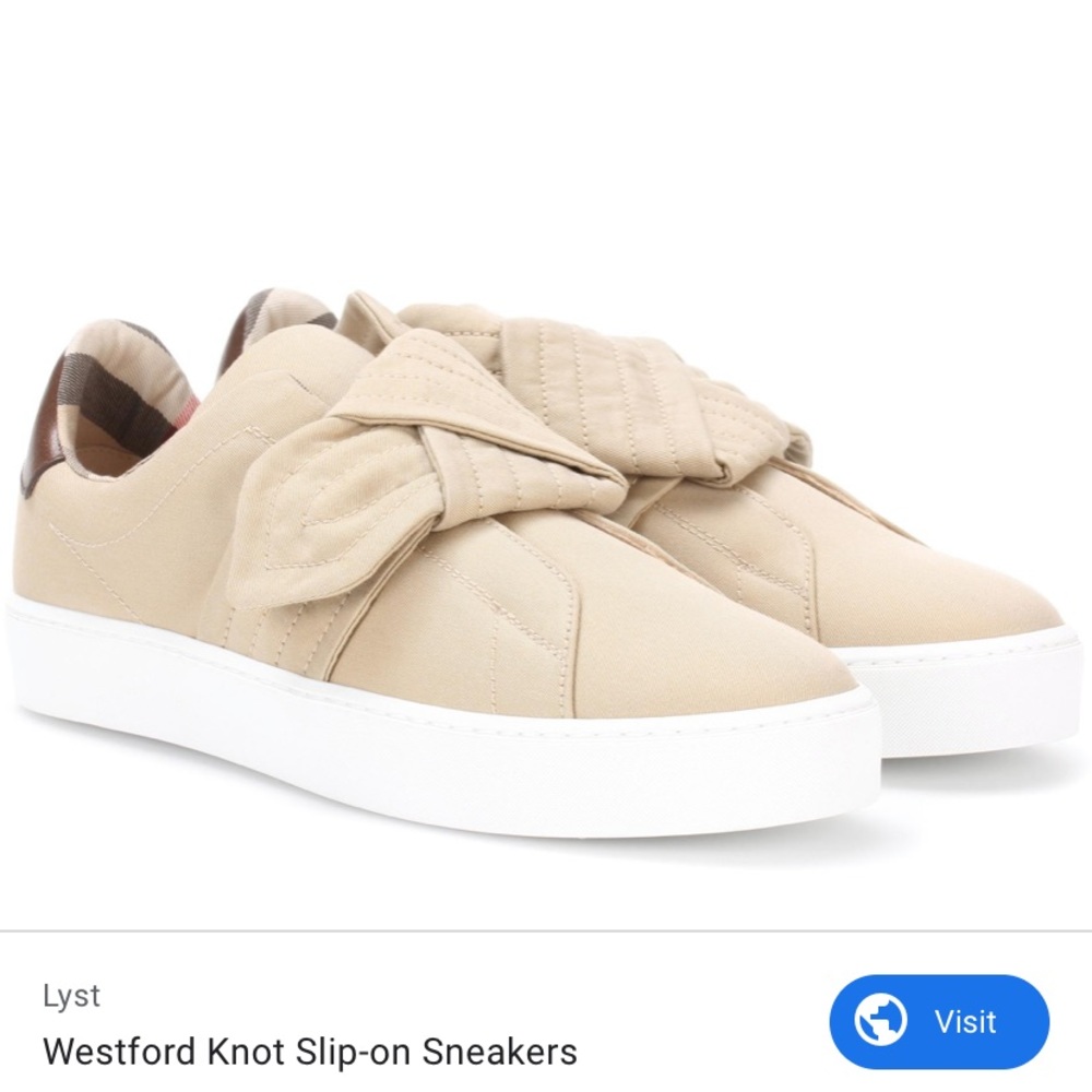 Burberry Women's Westford Slip-on Sneakers 35.5